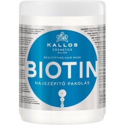 Kallos KJMN Biotín Hair Mask 1000 ml, maska