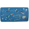 Spirella Detská protišmyková podložka do vane Scuba Diver modrá 36 x 71 cm