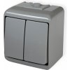 Vypínač č.5 10WHE-2 šedý