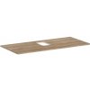 Hansgrohe Xelu Q doska pod umývadlo 118 x 55 cm prírodný buk 54122230