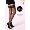 Gatta Michelle 04 samodržiace pančuchy Farba: Čierna, Veľkosť: 3/4-M/L