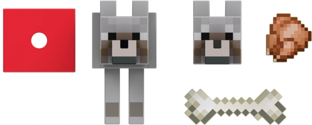 Mattel Minecraft diamond level Wolf