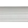 Polystyrénové dekoratívne lišty M07, rozmer 1000 x 60 x 80 mm, biela s vrúbkami, IMPOL TRADE