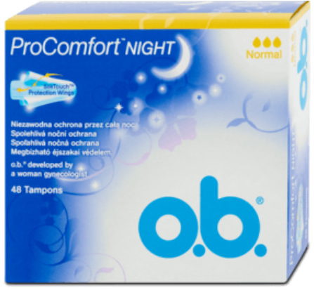 o.b.® ProComfort Night tampóny normal 48 ks od 6,89 € - Heureka.sk