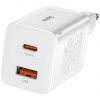 NONAME Baseus CCSUPP-E02 Super Si Quick Nabíječka USB + USB-C 30W White 6953156206359