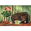 Vymalujsisam.sk Maľovanie podľa čísiel Retro rádio Veľkosť 40 x 60 cm Rám Bez rámu iba zrolované plátno
