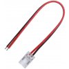 OL Spojka pre COB/SMD LED pás s káblom - I - 2 pin - 8mm, 150mm kábel