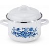 Metalac Hluboký smaltovaný hrnec Standard s poklicí cibulák 16 cm 2 l D2-16-55