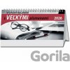 Stolový stĺpcový 29,7 x 13,8 cm s VEĽKÝMI písmenami 2026