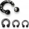 Steel Edge Oceľový piercing ucha-SEHBJHT09 Rozmery mm: 6mm