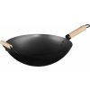 5five Simply Smart Wok Pan Steel Wood Black Brown 10 cm x 56,7 cm x 35 cm