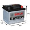 BOSCH S3 41Ah Autobatéria 12V , 360A , 0 092 S30 010