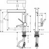 Umývadlová batéria Hansgrohe Finoris 76063670, čierna