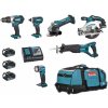 Makita DLX6011 Aku sada 18V Li-ion (DHP458Z+DSS610Z+DJR181Z+DTD146Z+DGA452Z+DML802Z)