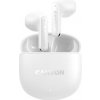 Canyon OnGo 13, TWS BT 5.4 slúchadlá do uší, USB-C nabíjanie, nabíjacia stanica, kompaktné, nízka hmotnosť, biele CNS-TWS13W
