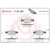 Sada brzdových platničiek, vždy 4 kusy v sade BREMBO P 23 057 (P23057)