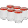 Browin Zaváracie poháre s viečkom Toro Twist 500ml x 6ks
