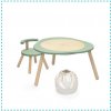 Stokke MuTable Clover Green + Stolička + Kôš na hračky Neutral