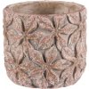 Betónový obal na kvetináč Kvetina M , 15 x 13 cm, pr. 15 cm