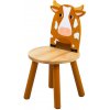 Tidlo drevená stolička Kravička