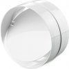 Vents Spojka potrubia 2121 125mm PVC s klapkou