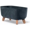 PROSPERPLAST Kvetináč GRACIA CASE BETON EFFECT 39cm antracit
