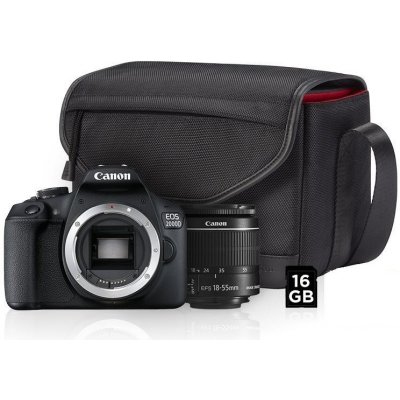 Digitálny fotoaparát Canon EOS 2000D + EF-S 18-55 mm f/3,5-5,6 DC III Value Up Kit (2728C054)