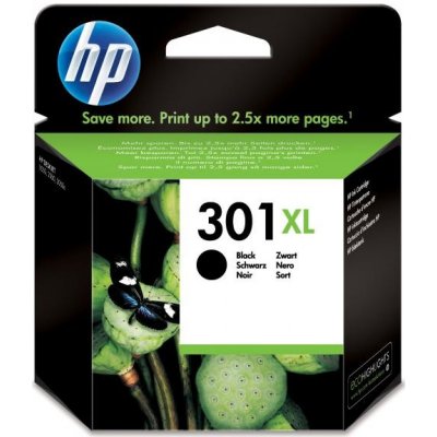 HP originálny ink CH563EE, HP 301XL, black, blister, 430str., HP HP Deskjet 1000, 1050, 2050, 3000, 3050 (CH563EE#301)