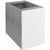 Sapho WAVE skrinka spodná dvierková 30x45x47,8cm, pravá/ľavá, biela/dub strieborný WA030-3011