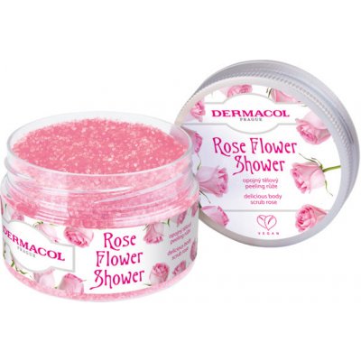 Dermacol - Flower shower telový peeling Ruže
