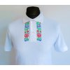 Folklórna pánska polokošeľa s výšivkou vzor Kristián folk Farba: 01-čierna, Veľkosť: XXXL