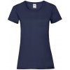Tričko dámske Fruit of the Loom Lady-Fit Valueweight T - tmavé navy, XXL