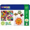 PLAYBOX Zažehľovacie korálky veľké XL set 600 ks - Go Green