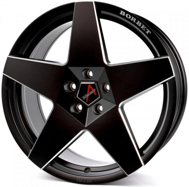 Borbet A 7,5x17 4x100 ET35 matt black