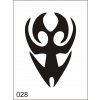 Airbrush tetovacia šablona pre jednorazové použitie M028