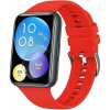 FIXED Silicone Strap pre Huawei Watch FIT2 červený FIXSSTB-1055-RD