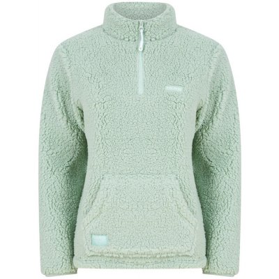 Navitas Mikina Womens Sherpa Pullover Light Green