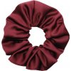 MURU Veľká Saténová Scrunchie gumička - Bordó Matná