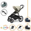 Set 7v1 Thule Urban Glide 4-wheel Soft beige 2024 + madlo + vanička Mid blue + JOMK príslušenstvo