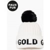 Goldbergh Hodd beanie cream black