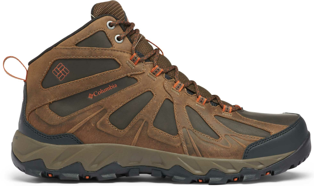 Columbia Peakfreak Xcrsn II Mid Lthr pánska trailová obuv hnedá tmavo sivá oranžová béžová