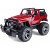 Siva RC Jeep Wrangler 1:14 červená, diaľkovo otvárané dvere (50540)