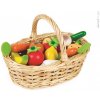 Zelenina a ovocie v košíku 24 ks, vek 2+