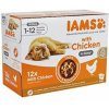 IAMS CAT mačiatko Chicken v omáčke 12 x 85 g