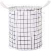 Kôš na hračky alebo bielizeň s mriežkovaným vzorom v bielej farbe, OR60WZ3