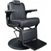 Barber kreslo COOL BLACK - matná čierna