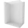 MEXEN/S - Velár sprchovací kút, posuvné dvere 150 x 90, dekor, biela 871-150-090-31-20