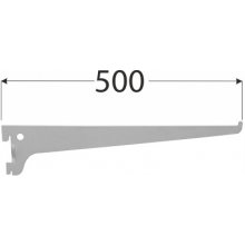 Velano lišta systémová konzolová jednoduchá WSS 500mm šedá