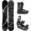 Raven Pulse snowboard + Raven S230 Black snowboardové viazanie + Raven Target snowboardová obuv - 170 cm Wide + vázání M/L (EU 41-47)