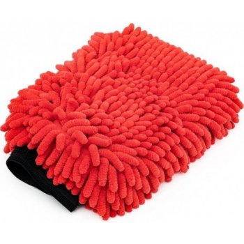 The Rag Company Knobby Wash Mitt Red